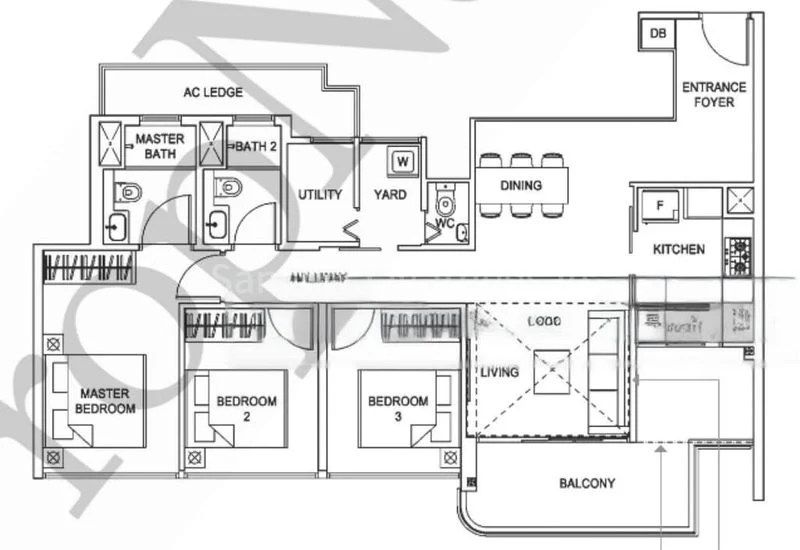 3 Bed Executive Condo for Sale in  Hundred Palms Residences - Image 13