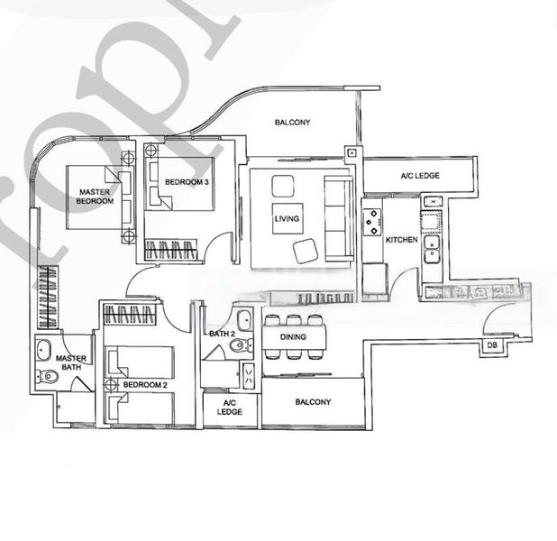 3 Bed Executive Condo for Sale in  Arc At Tampines - Image 11