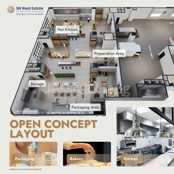 Light Industrial (B1) for Sale: Tai Seng Food Factory - Freehold, 2 mins to Tai Seng MRT, Ramp Up - Image 2