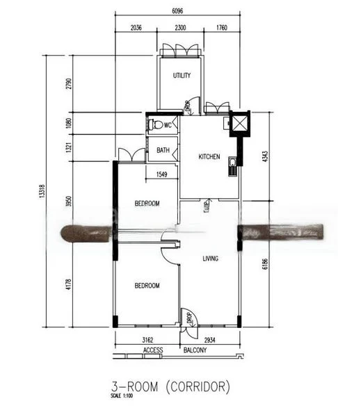 3 Room (3I) HDB for Sale in  1 Dover Road - Image 9