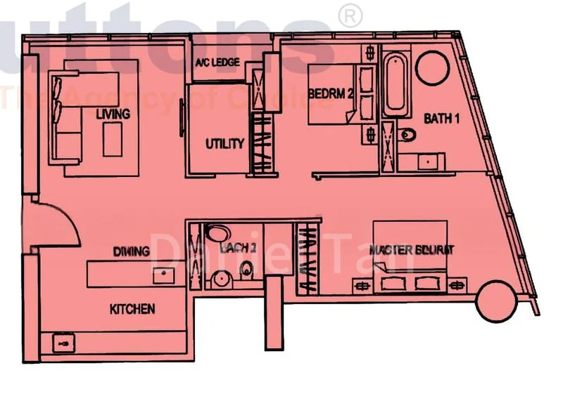 2 Bed Condo for Rent in  Reflections At Keppel Bay - Image 11