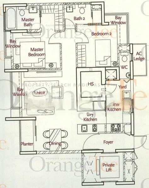 2 Bed Condo for Rent in  One Tree Hill Residence - Image 8