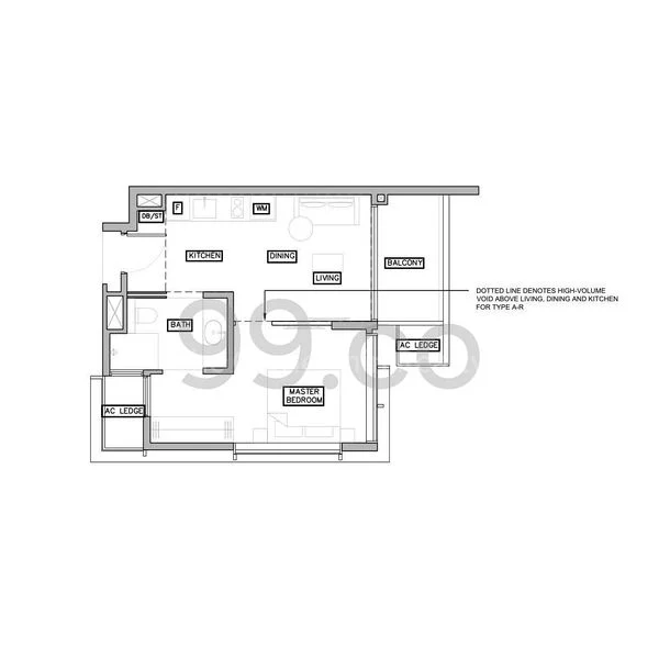 1 Bed Condo for Sale in  Grange 1866 - Image 9