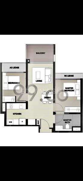 2 Bed Apartment (Condo) for Sale in  Clavon - Image 11