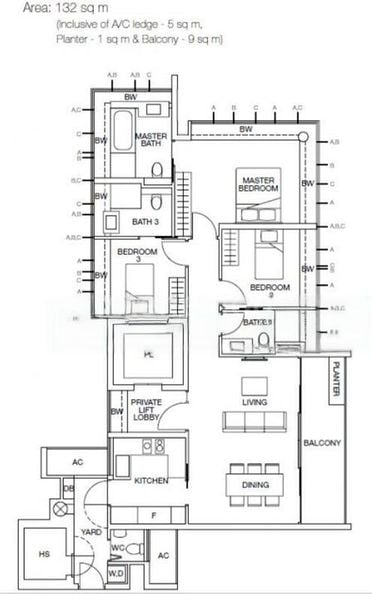 3 Bed Condo for Rent in  One Balmoral - Image 20