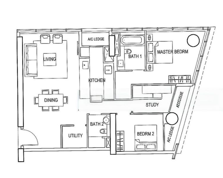 2 Bed Condo for Sale in  Reflections At Keppel Bay - Image 19