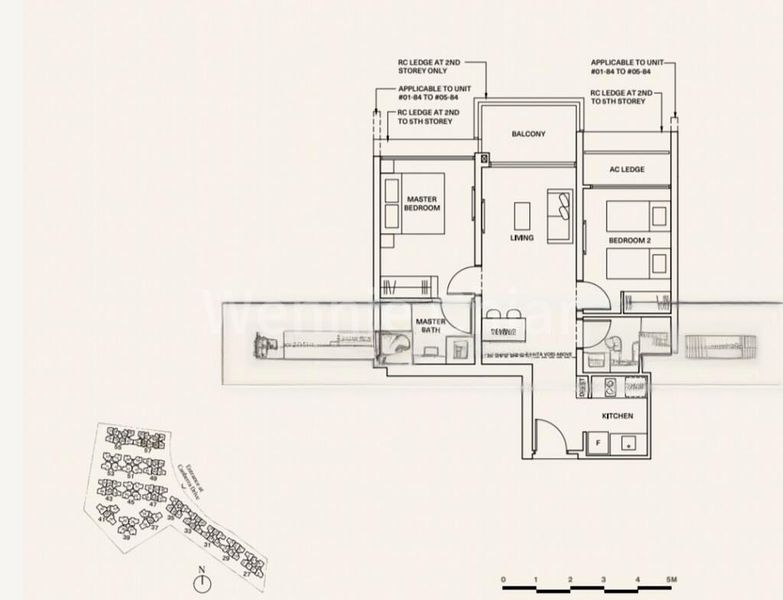2 Bed Condo for Sale in  The Watergardens At Canberra - Image 20