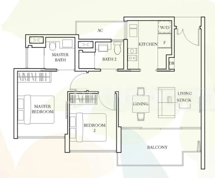 2 Bed Condo for Sale in The Inflora - Image 10