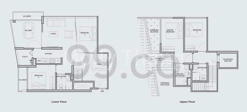 4 Bed Apartment (Condo) for Sale in  J@63 - Image 8