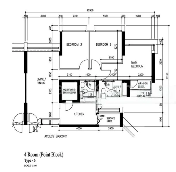 4 Room (4A) HDB for Sale in  61C Strathmore Avenue - Image 13