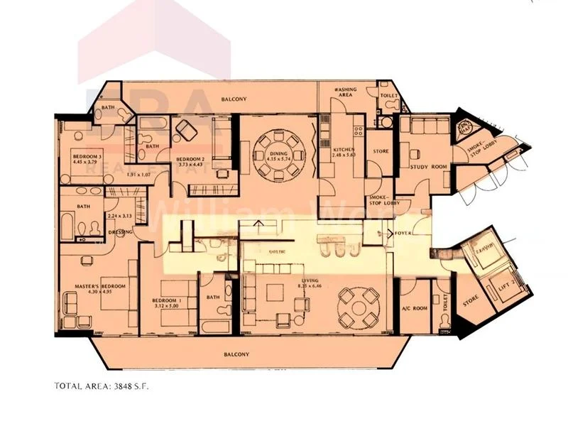 4 Bed Condo for Rent in  Wing On Life Garden - Image 6