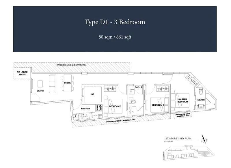 3 Bed Apartment (Condo) for Sale in  Parkwood Residences - Image 13