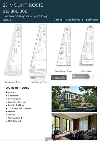 5 Bed Corner Terrace (Landed) for Sale in  Mount Rosie Road - Image 20