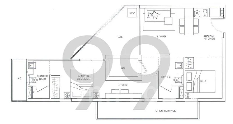 Common Room (Condo) for Rent in  Pavilion Square - Image 8