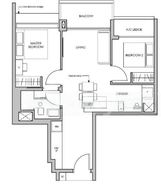 2 Bed Condo for Sale in  Pasir Ris 8 / Pasir Ris Mall - Image 10
