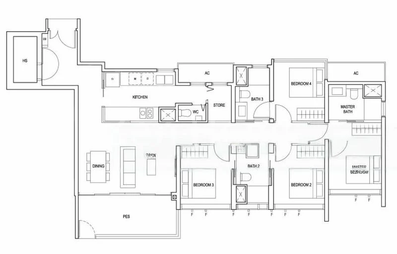 4 Bed Condo for Sale in  Penrose - Image 15