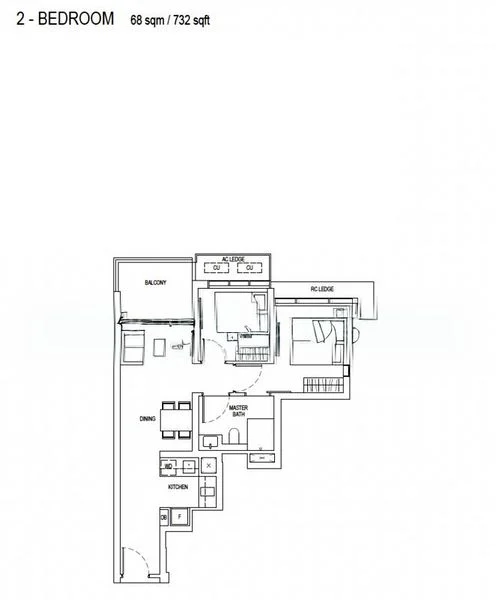 2 Bed Condo for Rent in  Newport Residences / Newport Tower - Image 10