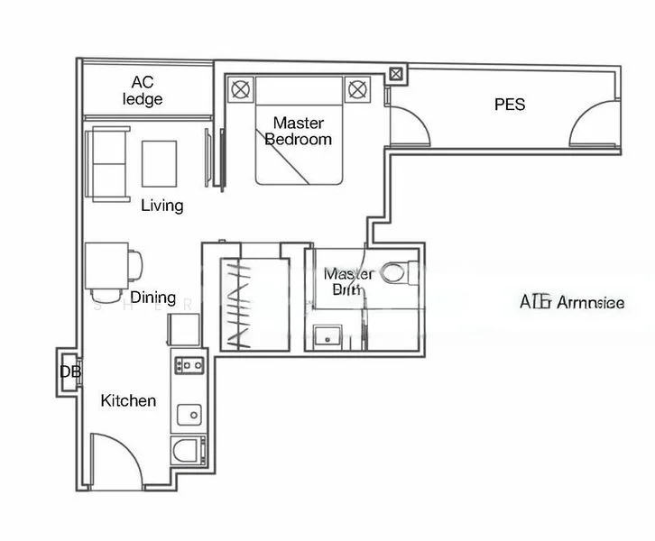 1 Bed Apartment (Condo) for Rent in Casa Aerata - Image 8