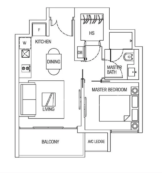 1 Bed Condo for Sale in  Hedges Park Condominium - Image 6