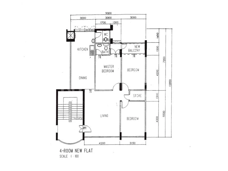 4 Room (4NG) HDB for Sale in  411 Commonwealth Avenue West - Image 14