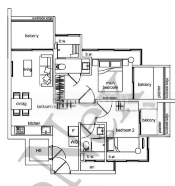 2 Bed Condo for Sale in  Newton Edge - Image 7