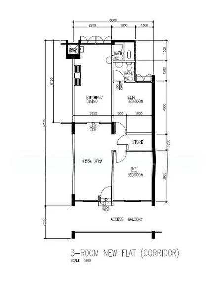 3 Room (3NG) HDB for Sale in  530 Bedok North Street 3 - Image 8