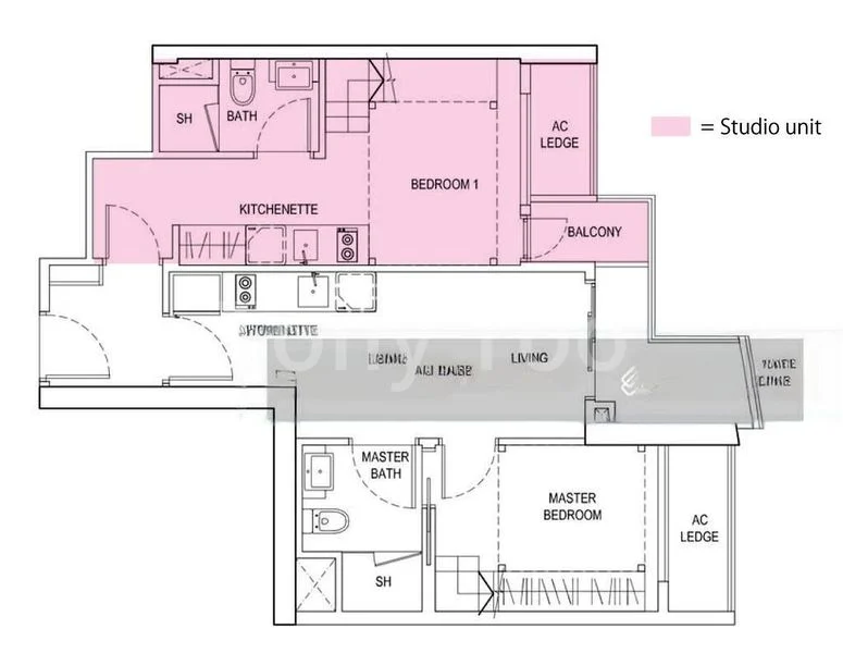 Studio Apartment (Condo) for Rent in  City Gate - Image 5