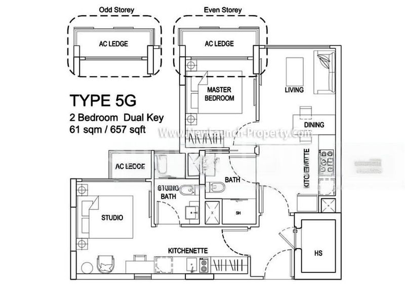 2 Bed Condo for Rent in  The Hillford - Image 11