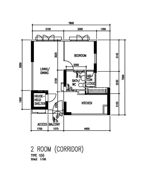 2 Room (2A) HDB for Sale in  987B Buangkok Green - Image 4