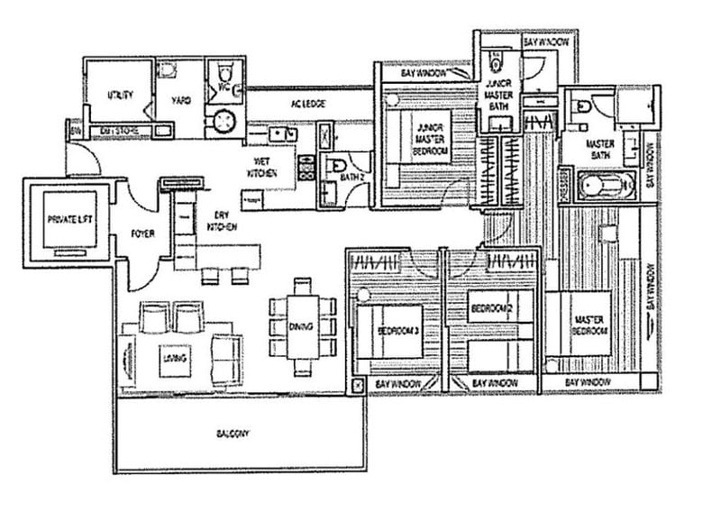 4+1 Bed Condo for Rent in  Suites @ Cairnhill - Image 15