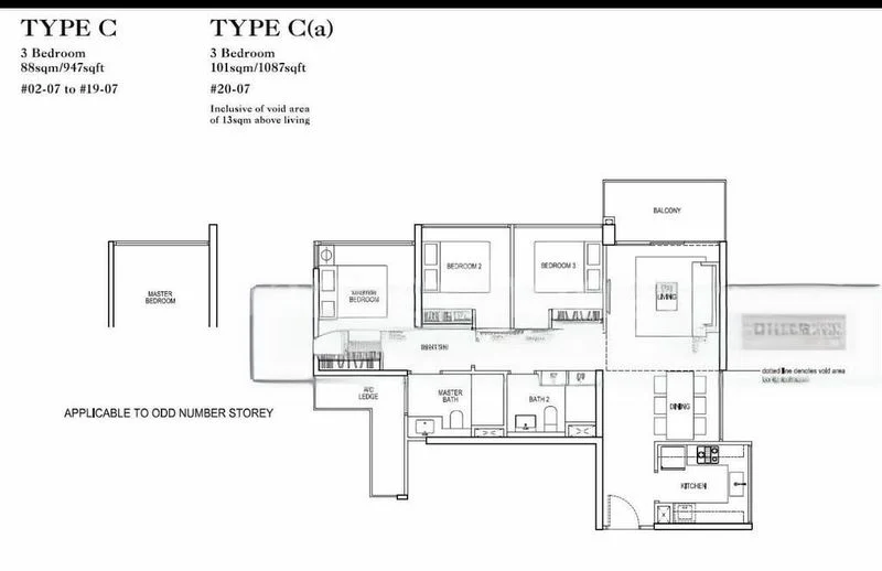 3 Bed Condo for Rent in  Rivertrees Residences - Image 8