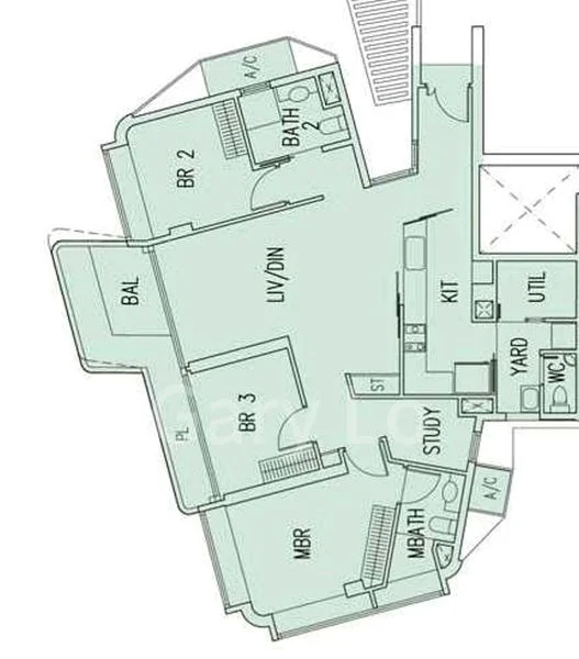 3+1 Bed Condo for Rent in  D'leedon - Image 10