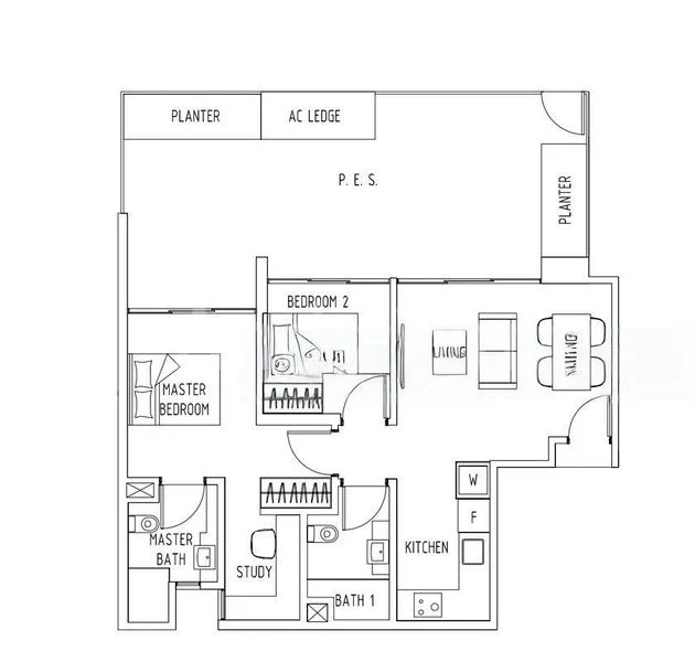 2 Bed Condo for Sale in  The Lakefront Residences - Image 15