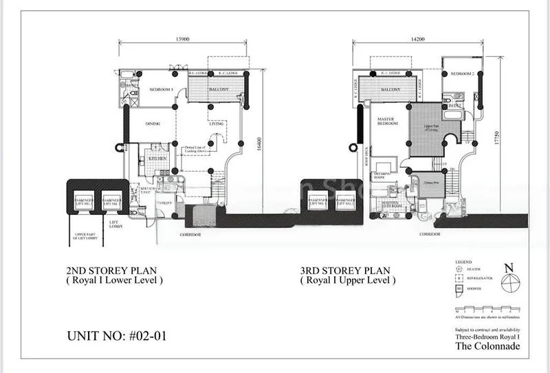 3 Bed Condo for Rent in  The Colonnade - Image 20