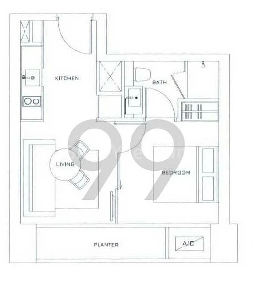 1 Bed Condo for Rent in  Skysuites @ Anson - Image 5