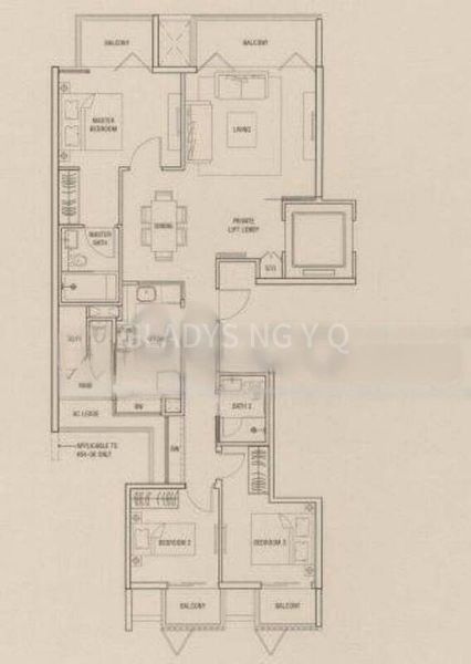 3 Bed Apartment (Condo) for Rent in Shelford Suites - Image 7