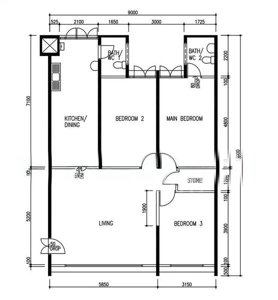 4 Room (4A) HDB for Sale in  635 Hougang Avenue 8 - Image 12