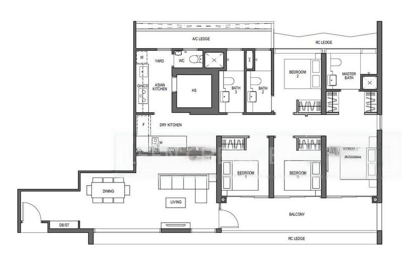 4 Bed Condo for Sale in  Blossoms By The Park - Image 6