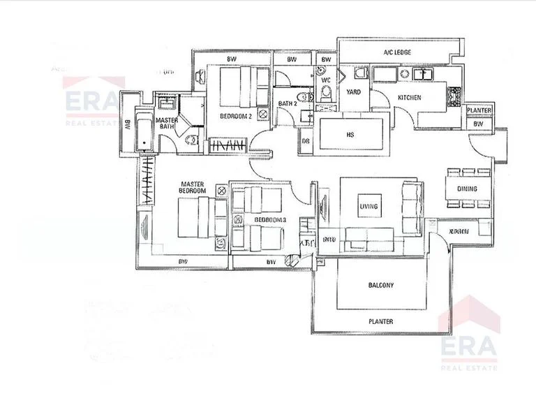 3 Bed Condo for Rent in  Waterford Residence - Image 11