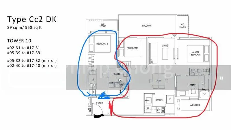 Room (Condo) for Rent in  Sims Urban Oasis - Image 11