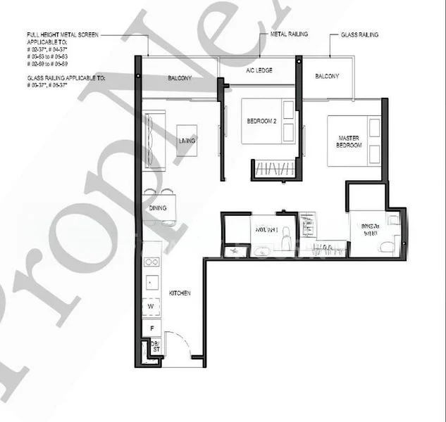 2 Bed Condo for Rent in  Parc Komo / Komo Shoppes - Image 9