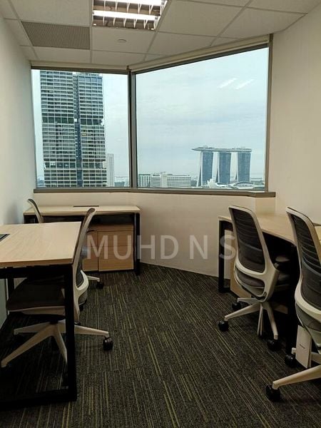 Office for Rent: ❤️ GORGEOUS ❤️ 4 PAX SUITE MARINA BAY VIEW! FULLY FITTED ODEAN TOWER, NEAR MRT! - Image 1