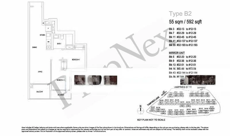 2 Bed Condo for Rent in  Treasure at Tampines - Image 6