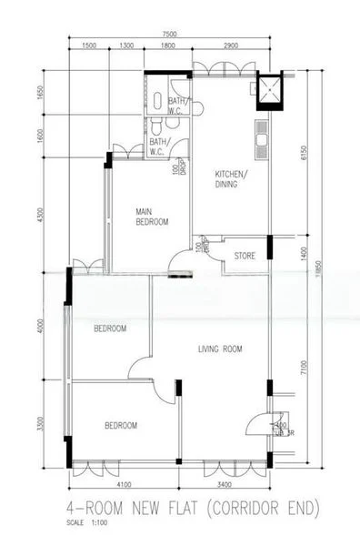 4 Room (4NG) HDB for Sale in 705 Clementi West Street 2 - Image 9