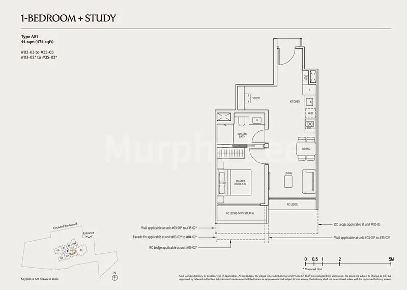 1+1 Bed Condo for Sale in UPPERHOUSE at Orchard Boulevard / Orchard Boulevard - Image 48