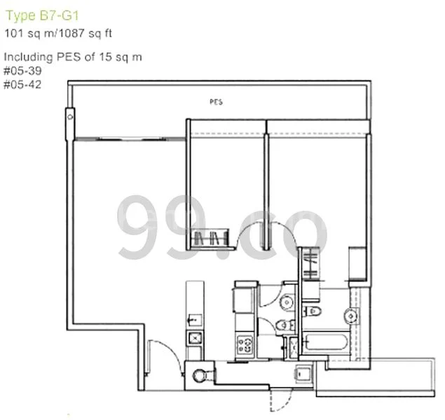 2 Bed Apartment (Condo) for Rent in  The Centris - Image 20