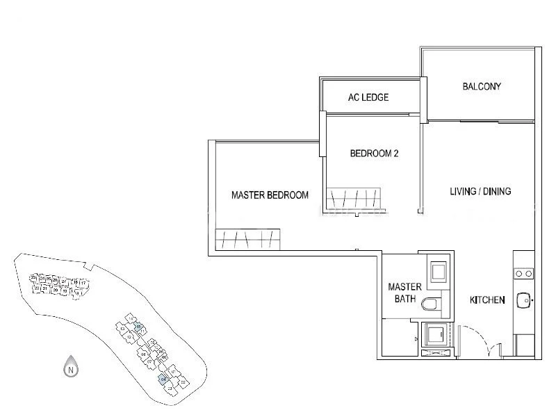 2 Bed Condo for Rent in  J Gateway - Image 12