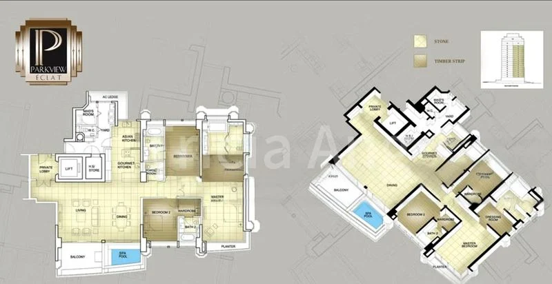 3 Bed Condo for Rent in  Parkview Eclat - Image 17