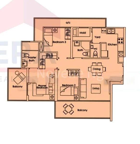 3 Bed Apartment (Condo) for Sale in  Skysuites 17 - Image 14