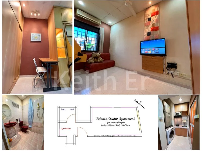 Studio Condo for Rent in  Hai Sing Park Walk Up Apartment - Image 1